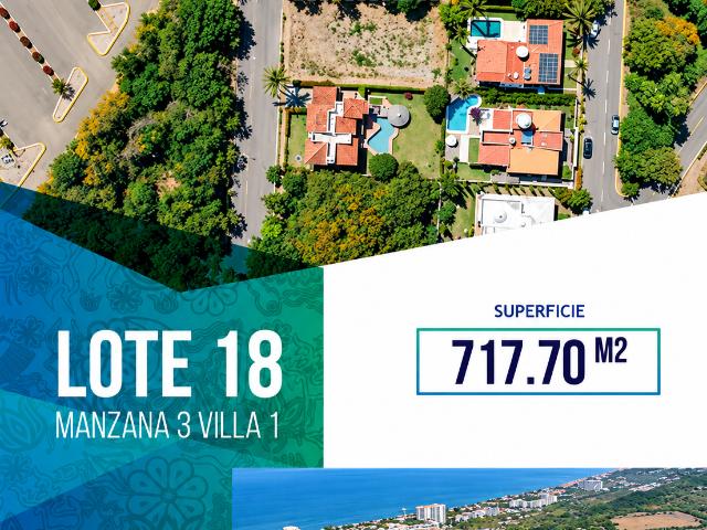Venta Lote Residencial Fracc. Nuevo Vallarta Villa 1 a 1.5 km de La Playa | For Sale Residential Lot Gated Community Nuevo Vallarta Villa 1 0.9 miles from The Beach
