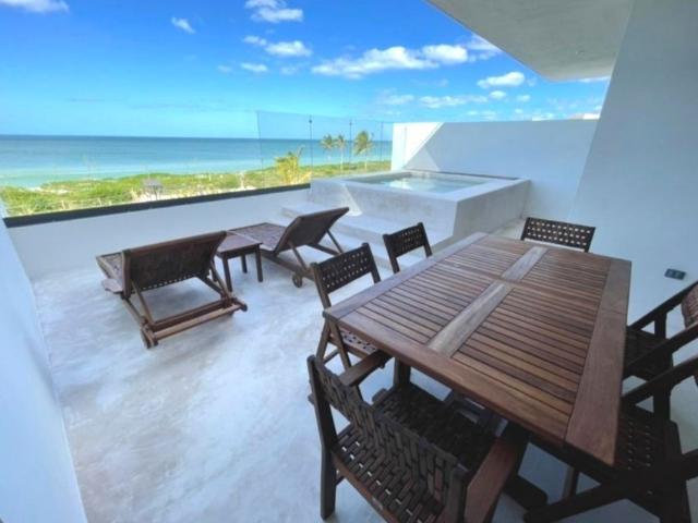 Venta o Renta de Departamento Frente al Mar en Turena /Kinuh. Telchac, Yucatán