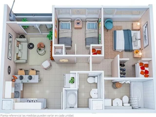 VENTA semi nuevo 2 dor 2 baños Troncal Sur Quilpué | 2 dormitorios por 1700.00 en Quilpué