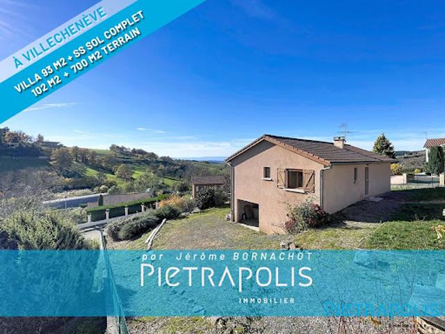 Vente Villa 4 pièces 93 m2 Villecheneve