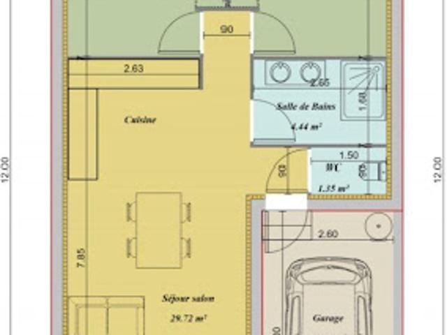 Vente Villa 3 pièces 56 m2 Cabestany