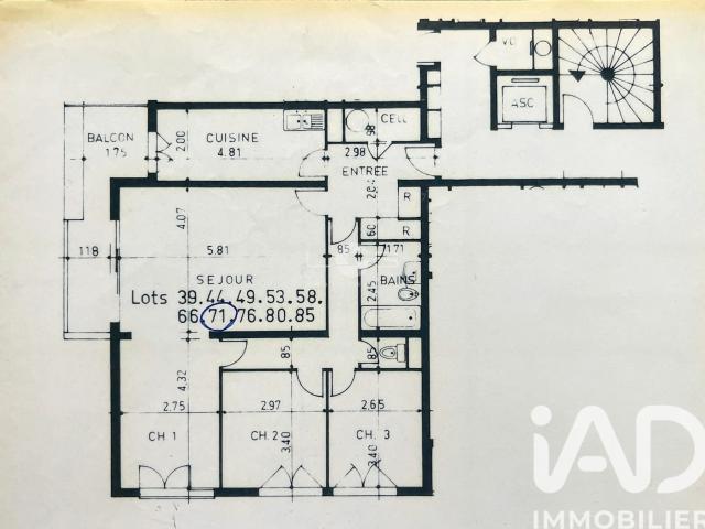 Vente Appartement 4 pièces