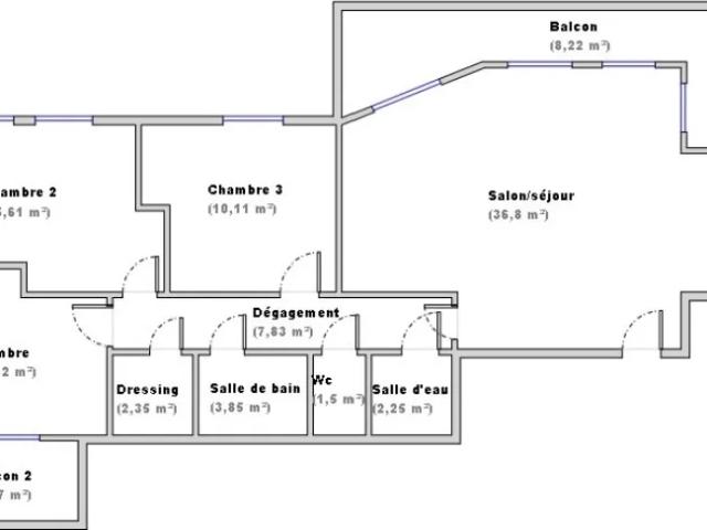 Vente Appartement 4 pièces