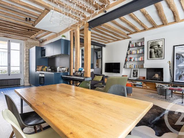 Vente Appartement 4 pièces 75.43 m2 Paris 4ème