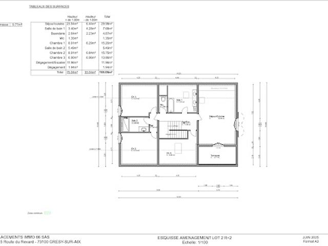 Vente Appartement 4 pièces 75.04 m2 Grésy sur Aix
