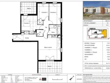 Vente Appartement 4 pièces 76.17 m2 Pont de Chéruy