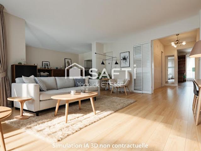 Vente Appartement 4 pièces 79 m2 Saint Gratien