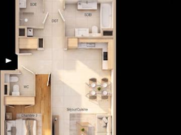 Vente Appartement 4 pièces 79 m2 Simandres