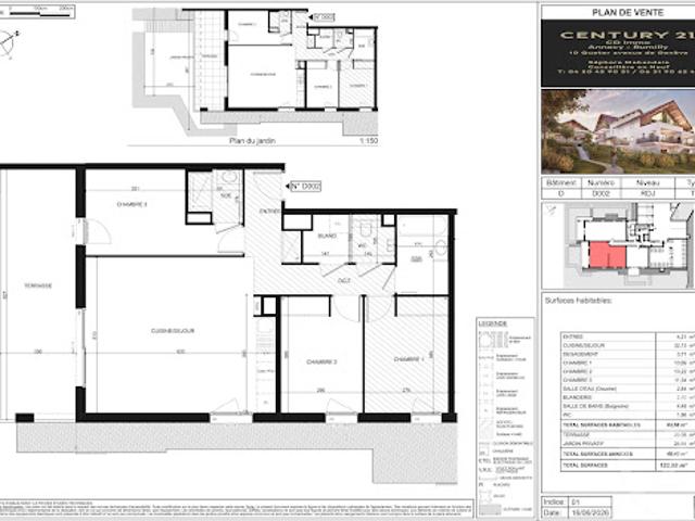 Vente Appartement 4 pièces 83.58 m2 Poisy