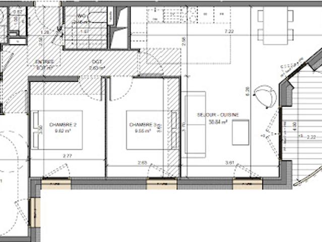 Vente Appartement 4 pièces 83.89 m2 Rennes