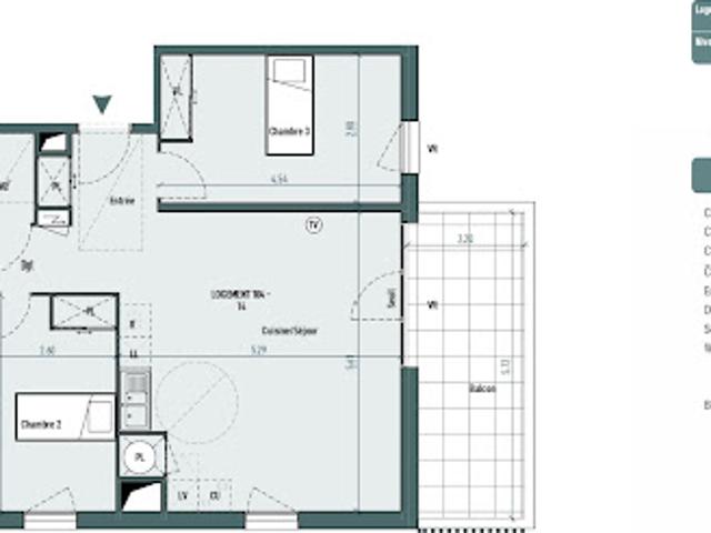Vente Appartement 4 pièces 83.03 m2 Gignac
