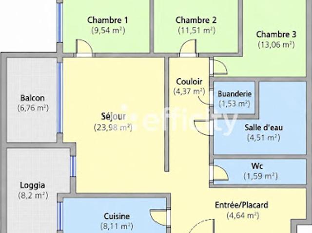 Vente Appartement 4 pièces 83 m2 Marseille 11ème