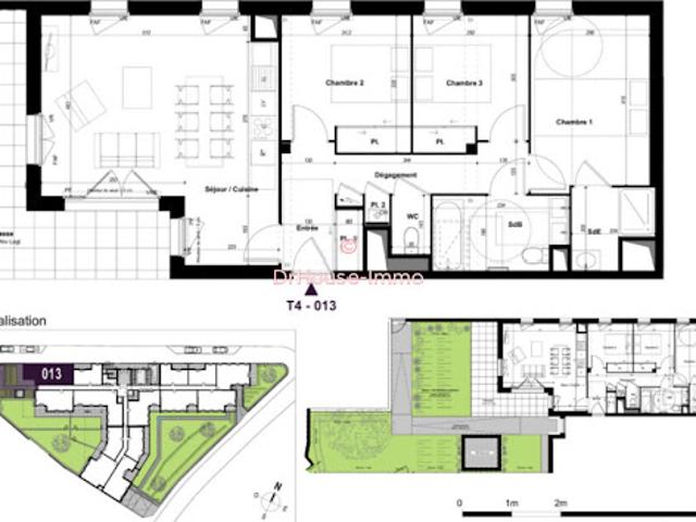 Vente Appartement 4 pièces 80.7 m2 Chateaubourg