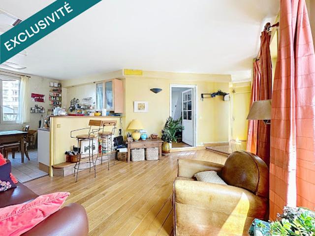 Vente Duplex 4 pièces 80 m2 Paris 19ème