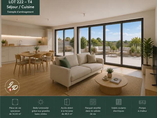 Vente Appartement 4 pièces 81 m2 Albens
