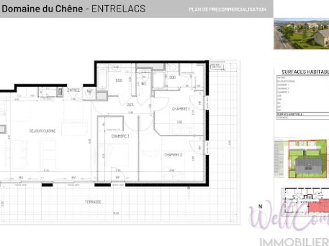 Vente Appartement 4 pièces 81 m2 Albens