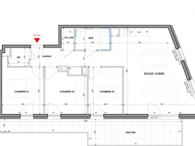 Vente Appartement 4 pièces 82 m2 Haguenau