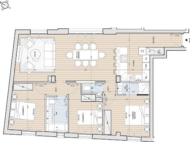 Vente Appartement 4 pièces 87.64 m2 Chaville