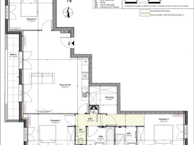 Vente Appartement 4 pièces 87.69 m2 Neuilly sur Marne