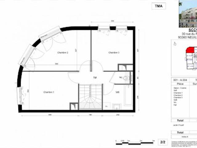 Vente Appartement 4 pièces 87 m2 Neuilly Plaisance