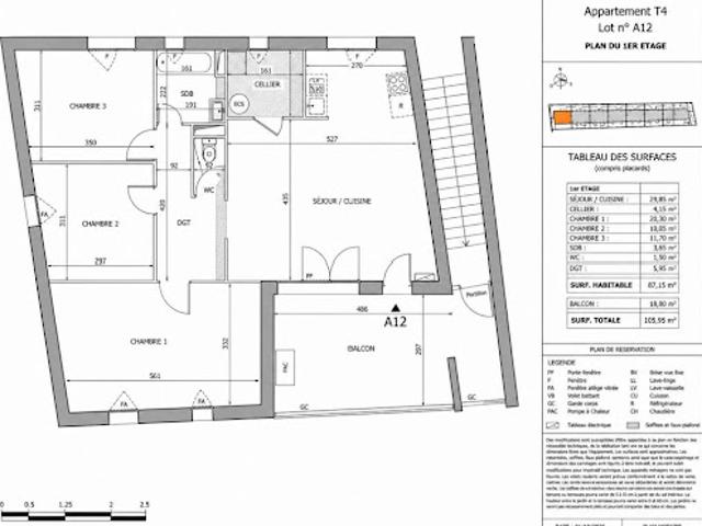 Vente Appartement 4 pièces 87 m2 Castelnau le Lez