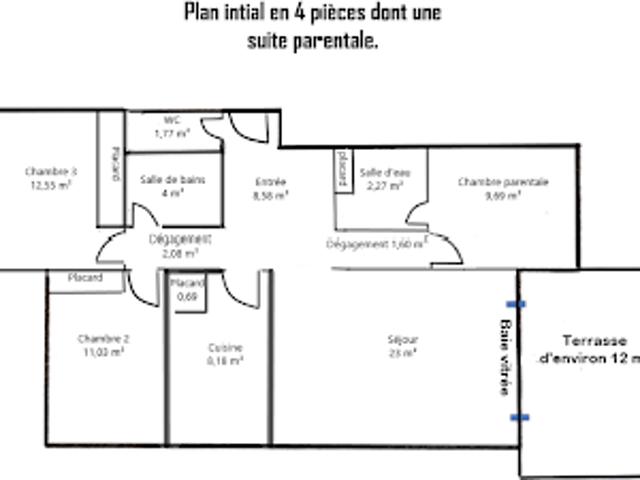 Vente Appartement 4 pièces 87 m2 Meudon