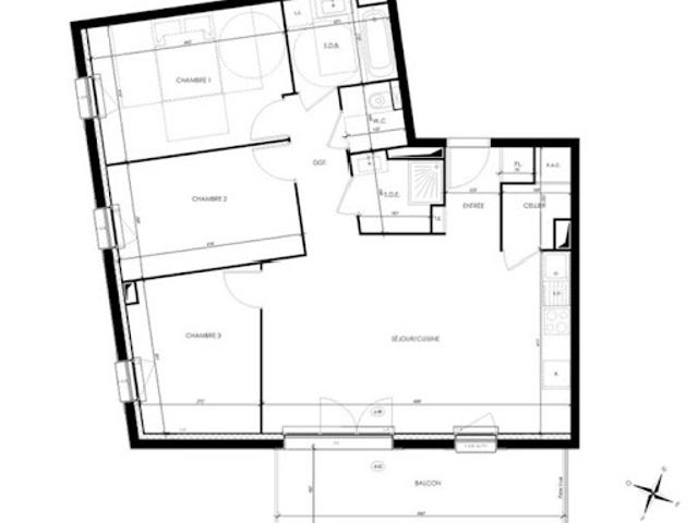 Vente Appartement 4 pièces 84 m2 Touques