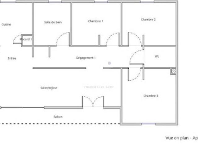 Vente Appartement 4 pièces 84 m2 Bernay