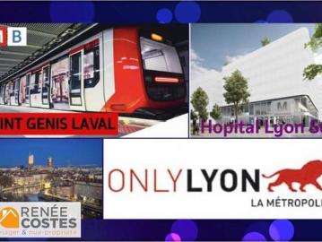 Vente Appartement 4 pièces 84 m2 Saint Genis Laval