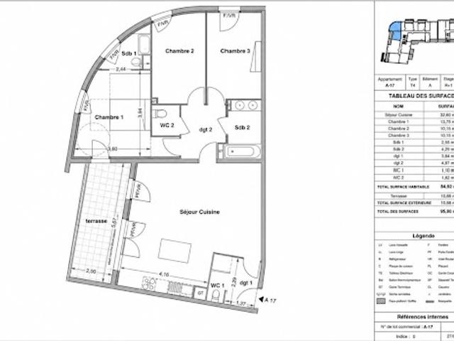 Vente Appartement 4 pièces 85 m2 Vitrolles