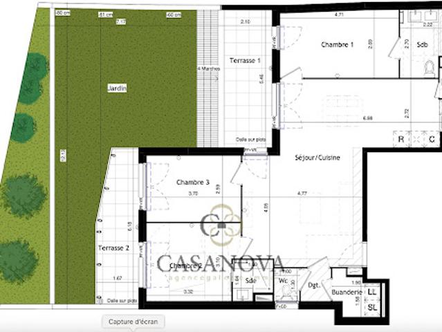 Vente Appartement 4 pièces 86 m2 Castelnau le Lez