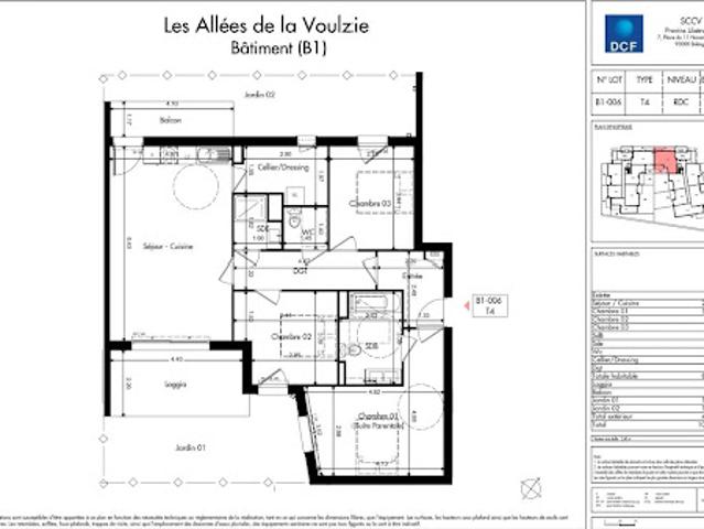 Vente Appartement 4 pièces 86 m2 Provins