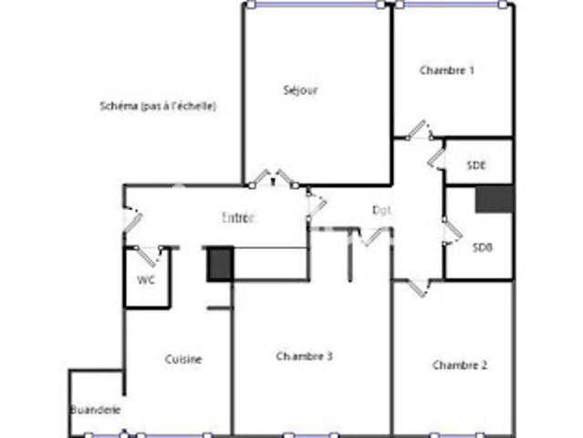 Vente Appartement 4 pièces 88 m2 Asnieres sur seine