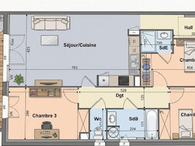 Vente Appartement 4 pièces 89.88 m2 Codognan