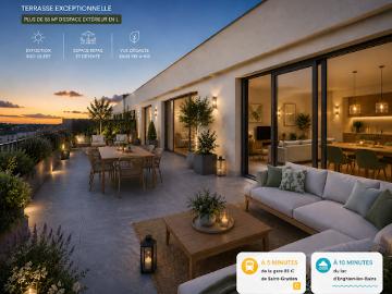 Vente Appartement 4 pièces 89 m2 Saint Gratien