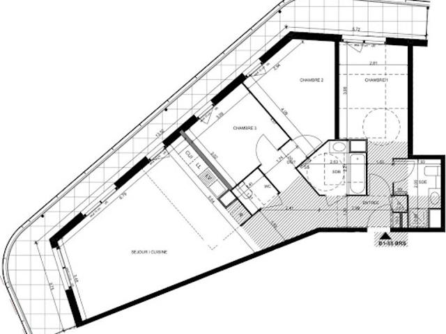 Vente Appartement 4 pièces 90.6 m2 Montpellier