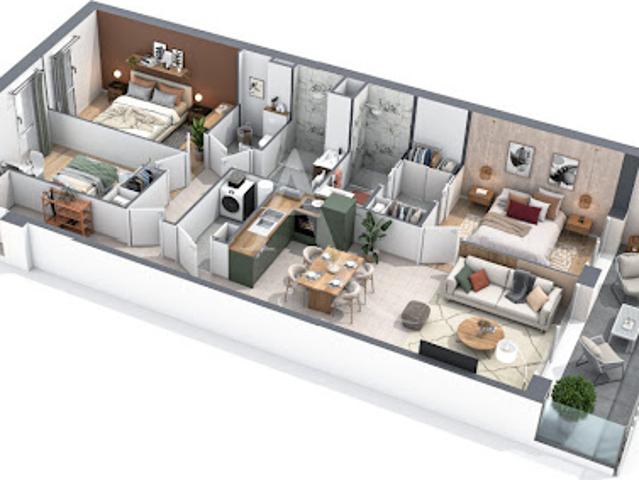 Vente Appartement 4 pièces 91.6 m2 Saint Gilles Croix de Vie