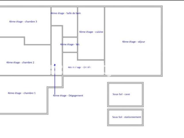 Vente Appartement 4 pièces 92 m2 Asnieres sur seine