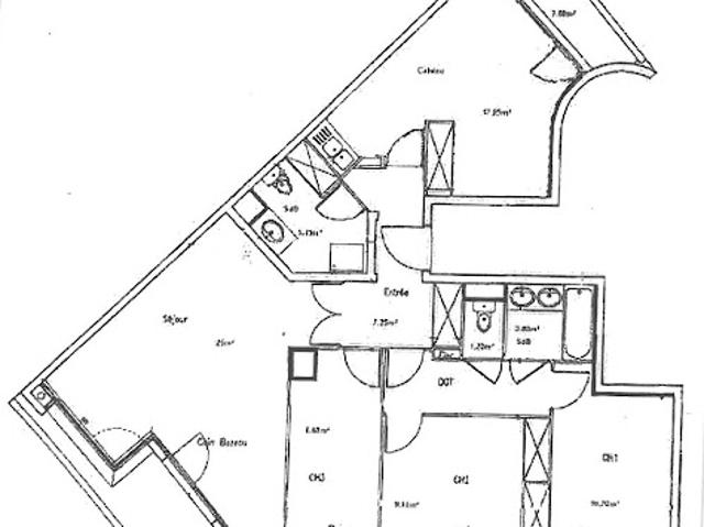 Vente Appartement 4 pièces 94.05 m2 Courbevoie