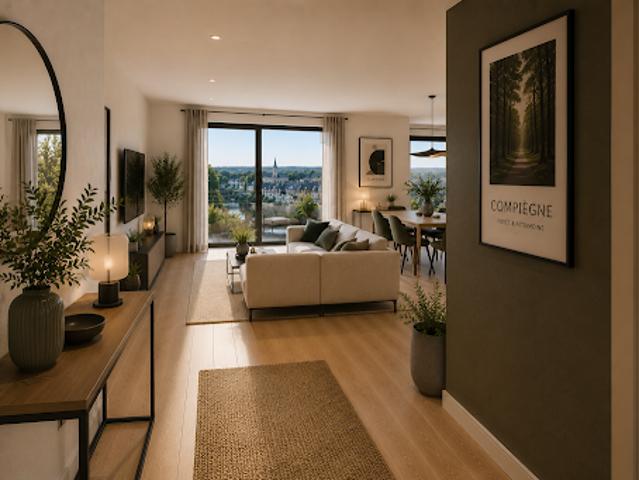 Vente Appartement 4 pièces 95 m2 Compiegne