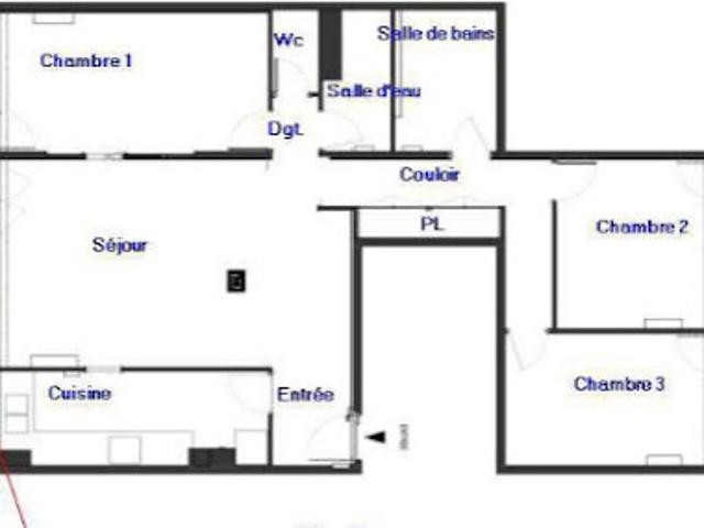Vente Appartement 4 pièces 96 m2 Paris 19ème