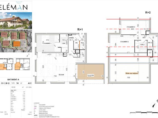 Vente Appartement 4 pièces 100 m2 Excenevex