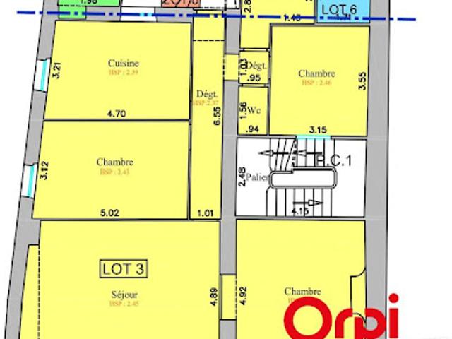 Vente Appartement 4 pièces 106.27 m2 Remiremont