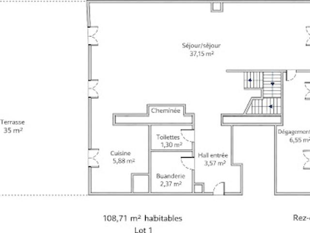Vente Appartement 4 pièces 108.71 m2 Beauregard