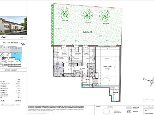 Vente Appartement 4 pièces 110.57 m2 La Turballe