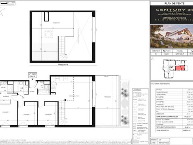 Vente Appartement 4 pièces 114.82 m2 Poisy