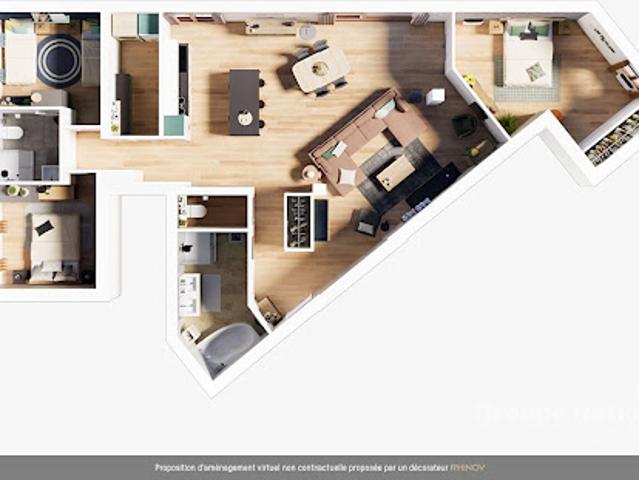 Vente Appartement 4 pièces 116 m2 Biella