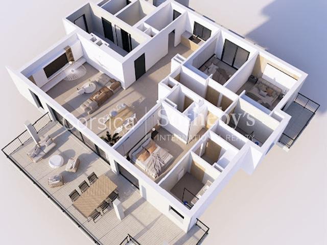 Vente Appartement 4 pièces 130 m2 Porto Vecchio