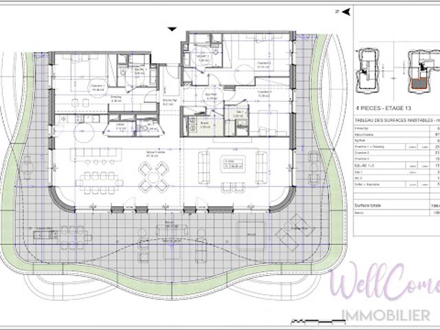 Vente Appartement 4 pièces 196 m2 Aix les Bains