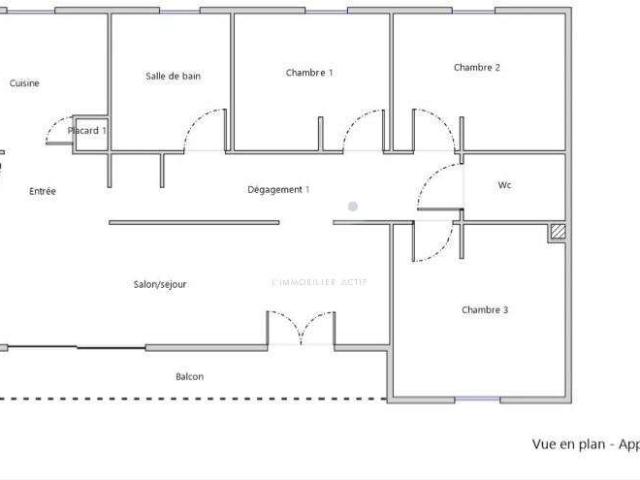 Vente appartement 4 pièces Bernay 27
